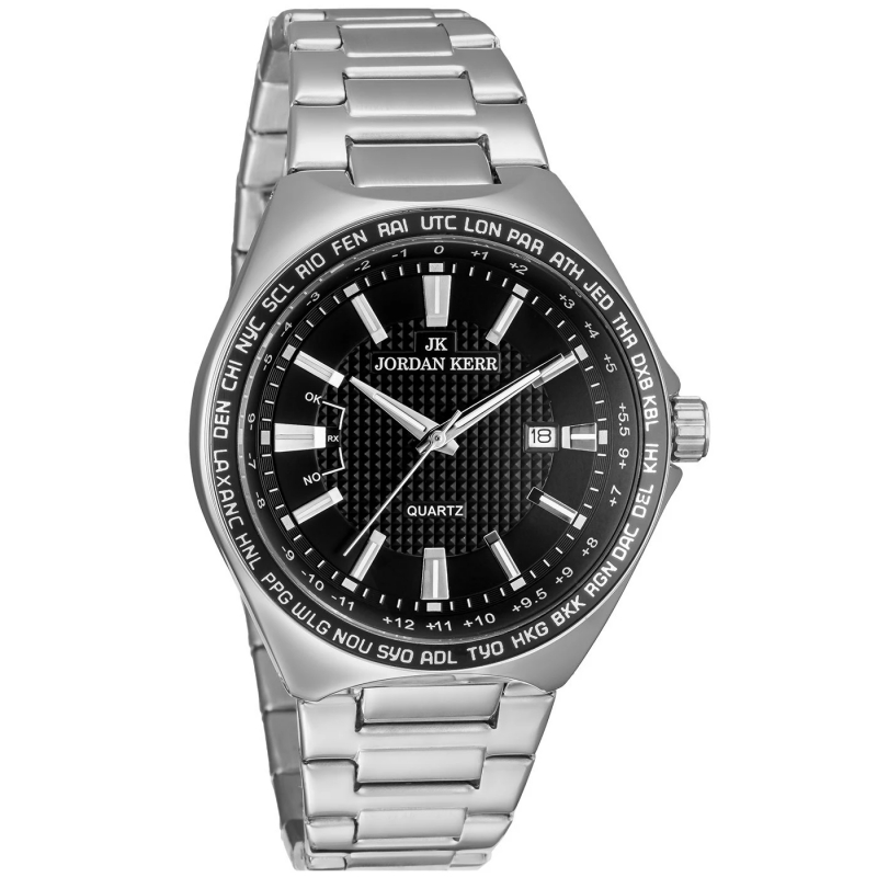  Мужские наручные часы Jordan Kerr L1067 IPS Black