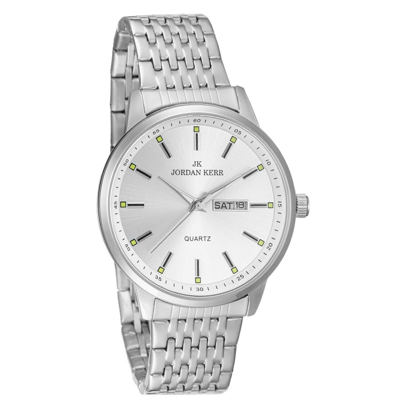 Мужские наручные часы Jordan Kerr L1068 IPS Silver