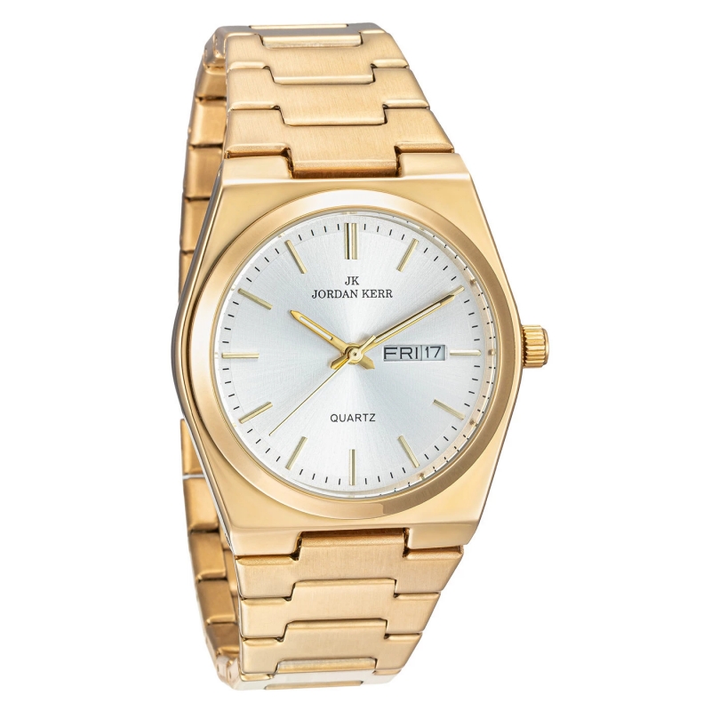 Мужские наручные часы Jordan Kerr L1072 IPG Silver