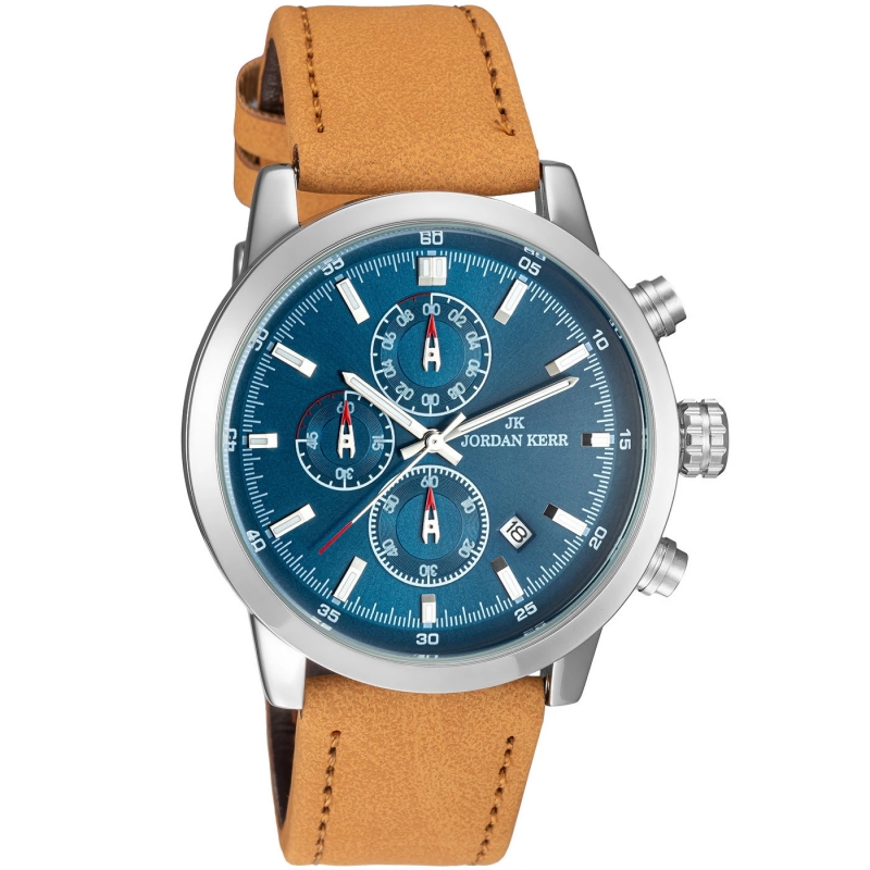 Мужские наручные часы Jordan Kerr L1076 IPS Blue Мужские наручные часы Jordan Kerr L1076 IPS Blue