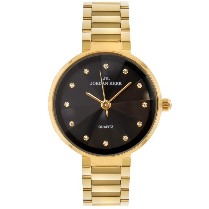 Женские наручные часы Jordan Kerr P9003 IPG Black
