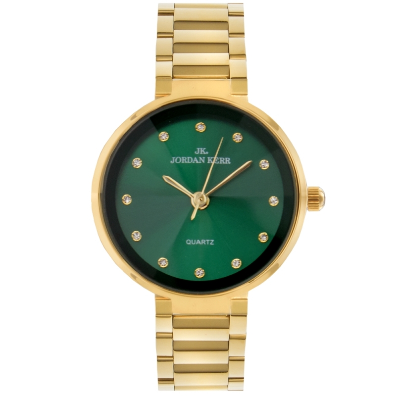 Женские наручные часы Jordan Kerr P9003 IPG Green