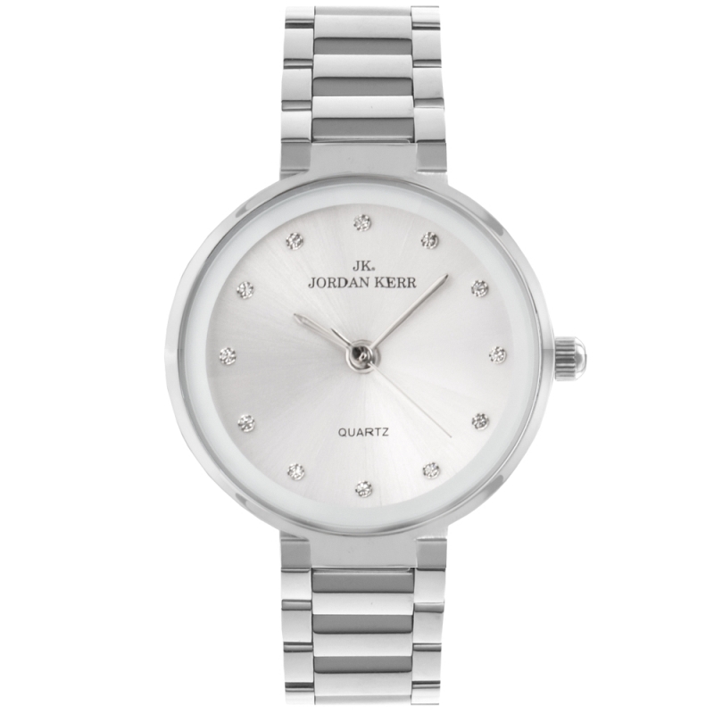 Женские наручные часы Jordan Kerr P9003 IPS Silver