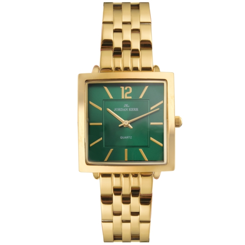 Женские наручные часы Jordan Kerr P9010 IPG Green