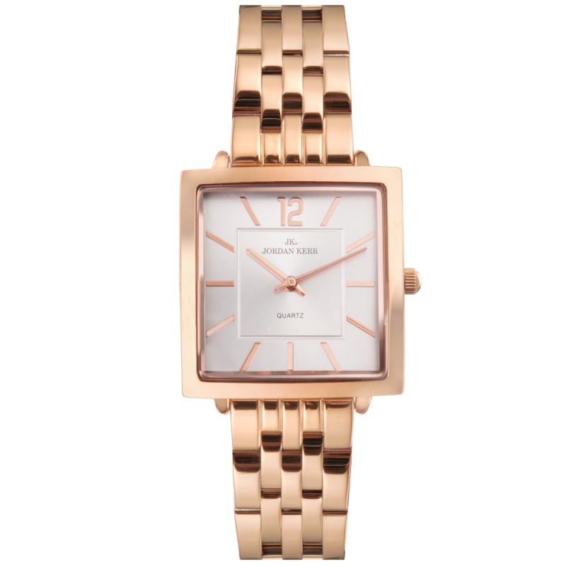 Женские наручные часы Jordan Kerr P9010 IPRG Silver