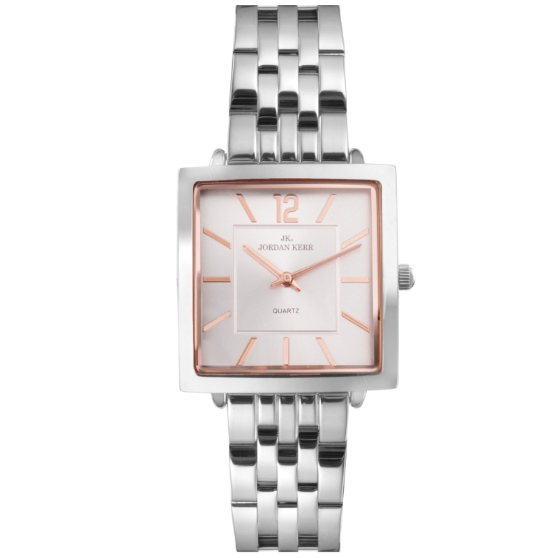 Женские наручные часы Jordan Kerr P9010 IPS Silver