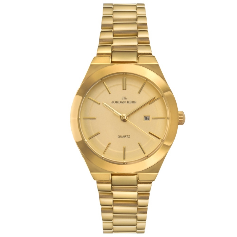 Женские наручные часы Jordan Kerr P9013 IPG Gold