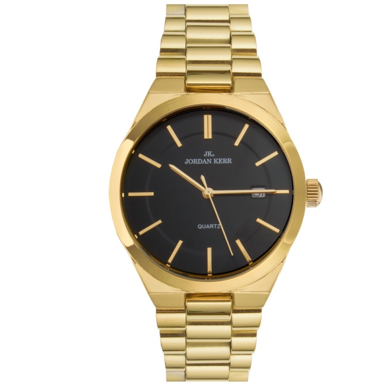Мужские наручные часы Jordan Kerr P9012 IPG Black