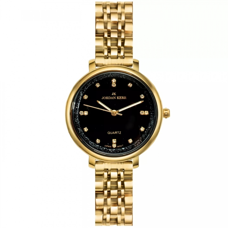 Женские наручные часы Jordan Kerr I2041 IPG Black