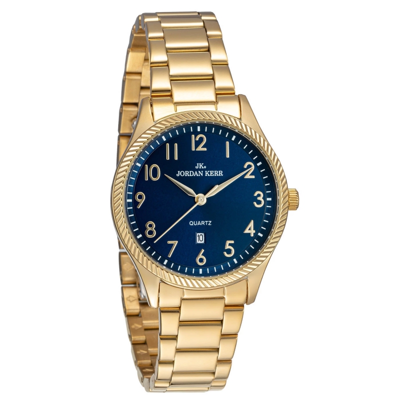 Женские наручные часы Jordan Kerr P9017 IPG Blue
