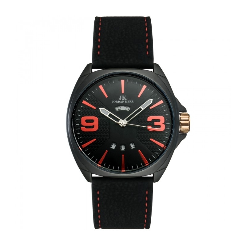 Мужские наручные часы Jordan Kerr C4013 IPB Black
